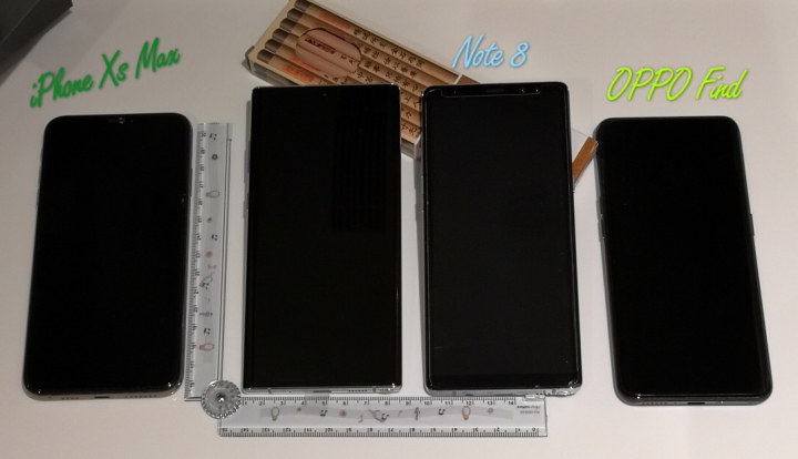 Samsung Galaxy Note 10+ & Note 8 & iPhone S Max & & OPPO Find