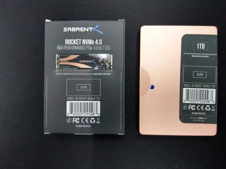 平價 NVMe PCIe 4.0 SSD - Sabrent 1TB Rocket 開箱測試