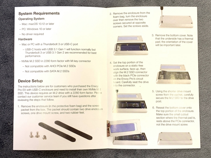 [詳細開箱] 目前市面上最快最堅固的 USB-C M.2 NVMe SSD 外接盒，OWC Envoy Pro EX with USB-C