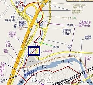 點我看大圖 基隆市八堵七堵地區、五堵隧道 人行暨自行車道 導覽圖說