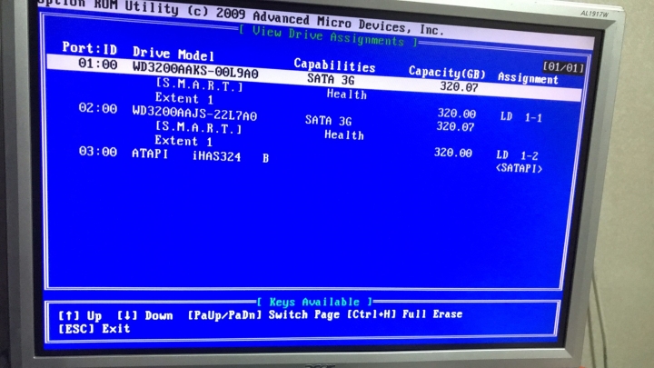 RAID0安裝WIN7 抓不到驅動程式