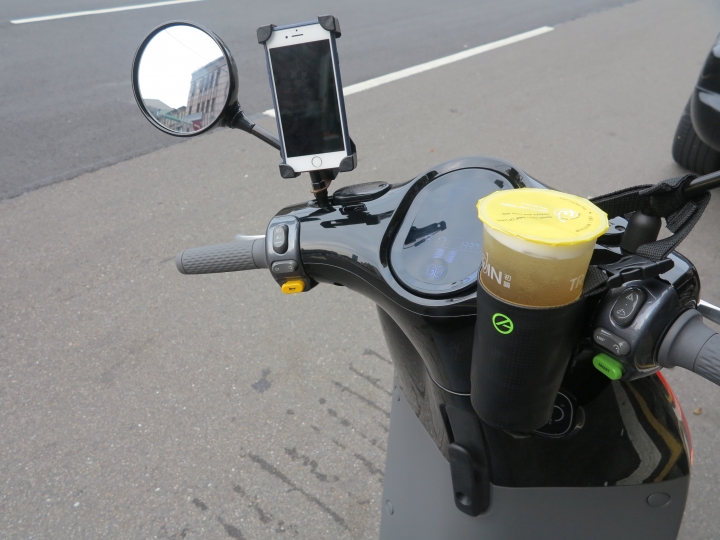 旅行用機車置杯架開箱