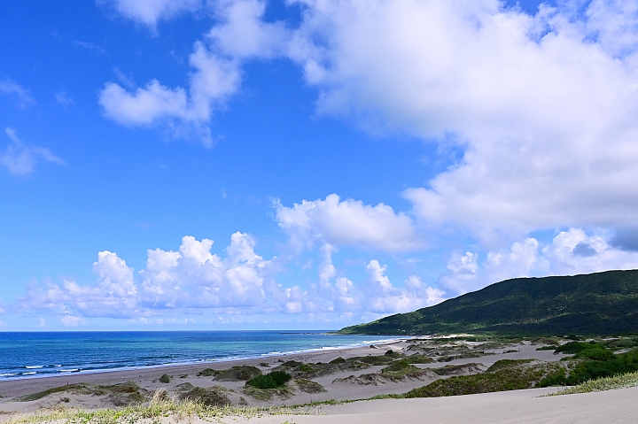 衝浪也可以眼對焦，但要夠近才可以，可惜佳樂水浪不高，還好風景美。