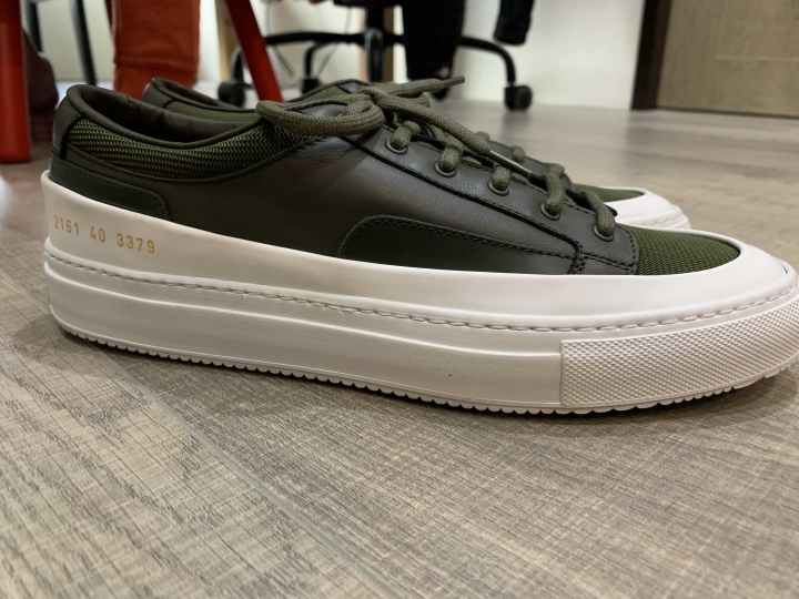 「寄錯開箱」Common projects 雙色運動鞋