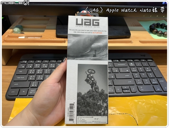 【UAG】Apple Watch Nato錶帶（NATO WATCH STRAP）～開箱文（圖多、有影片）
