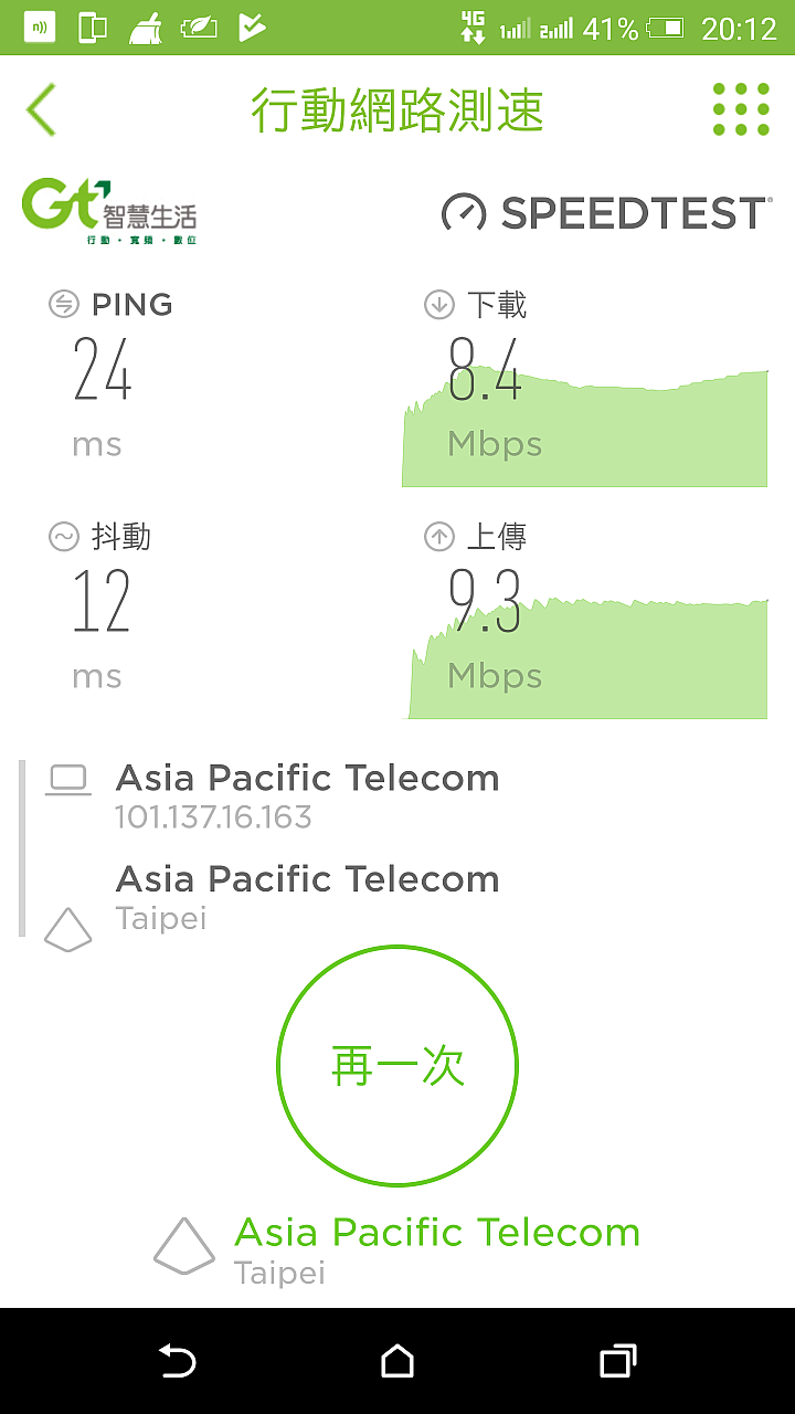 亞太B38:2600基地台上傳異常緩慢，各位有這情形嗎？