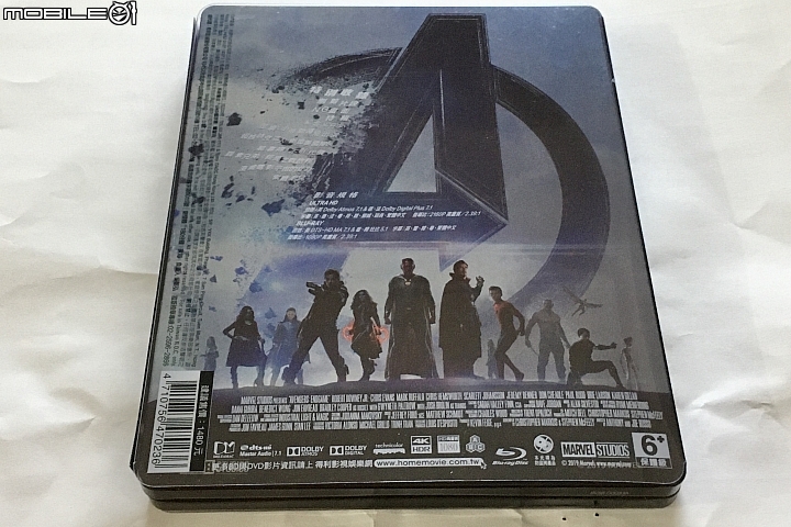 復仇者聯盟:終局之戰 三碟限量鐵盒版 + 預購贈品 開箱～