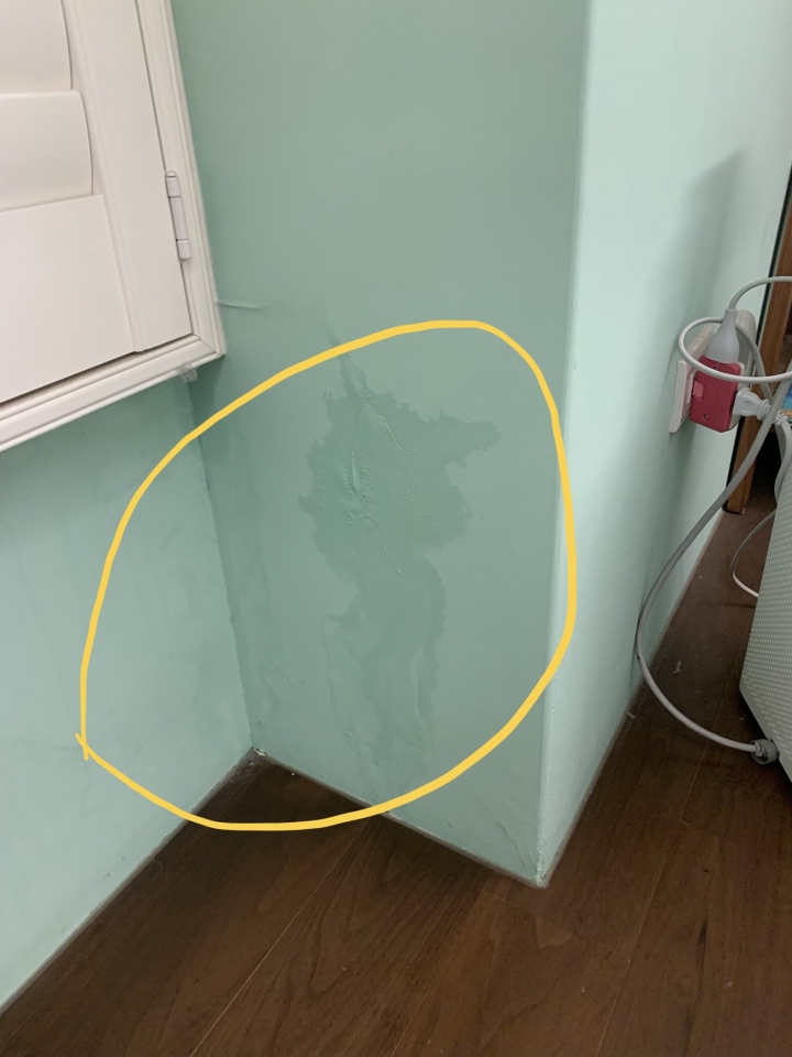是窗戶結構還是外牆滲水