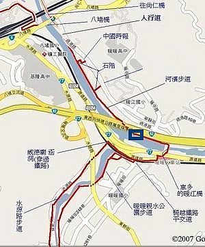 點我看大圖 基隆市八堵七堵地區、五堵隧道 人行暨自行車道 導覽圖說