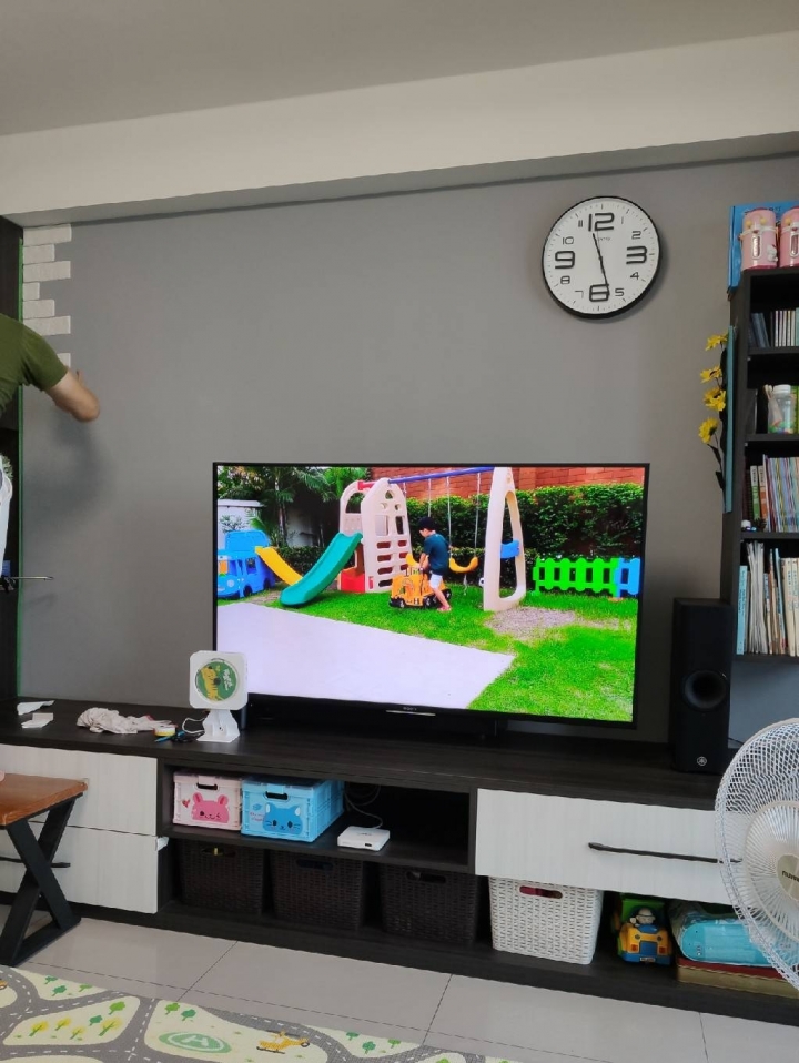 颱風天DIY電視牆軟瓷文化石牆面