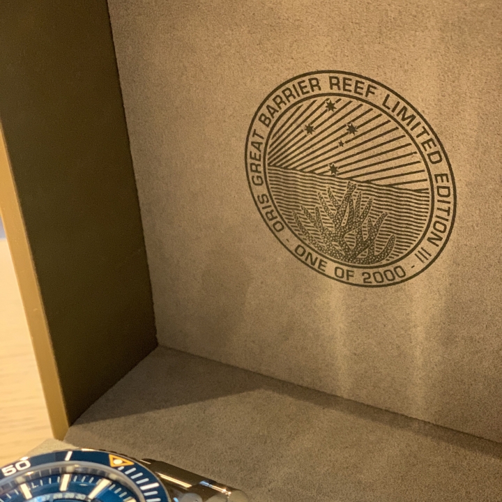 【開箱】Oris Aquis Great Barrier Reef III 第一支機械錶入手