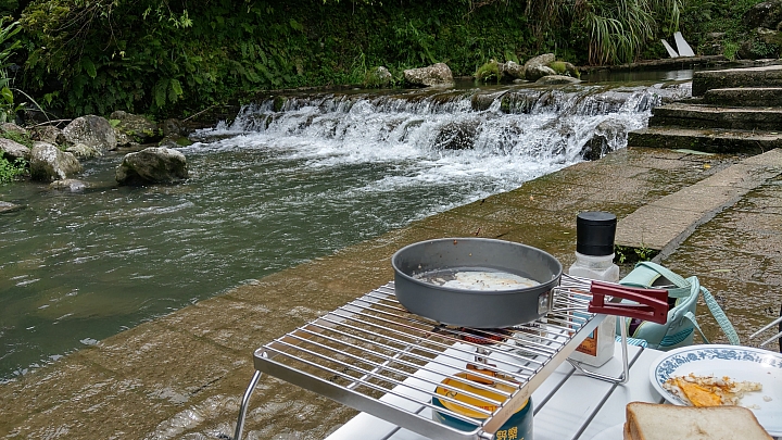 深坑景美溪畔野炊早餐good morning