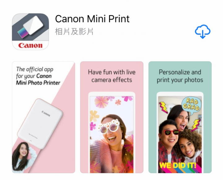 Canon相印機 iNSPIC 開箱 是相機也是印表機