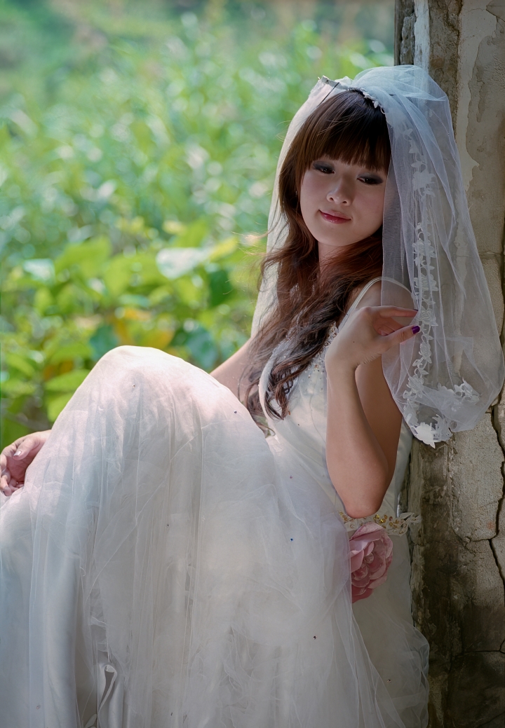 唯美婚紗攝影分享(捕捉白紗細節和立體感)