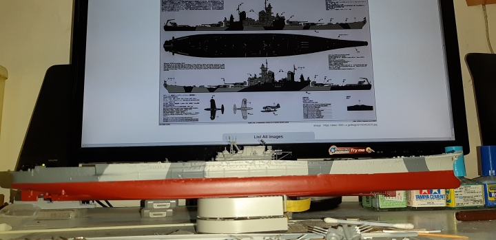 1/700架空紀伊級戰艦一號艦