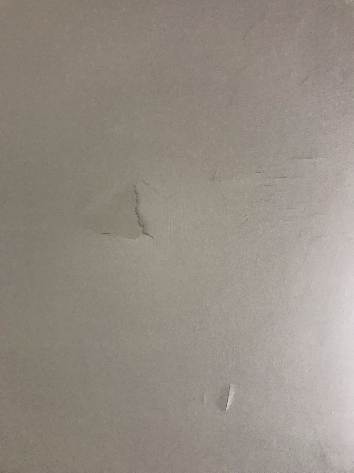 連日大雨,請問這是牆面滲水的情形嗎?