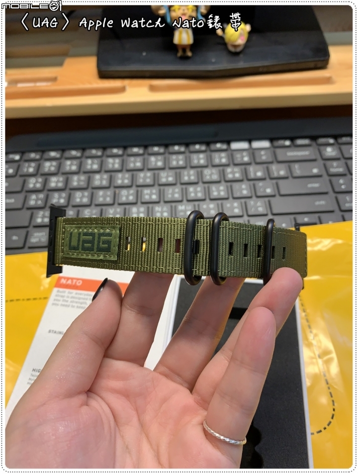 【UAG】Apple Watch Nato錶帶（NATO WATCH STRAP）～開箱文（圖多、有影片）