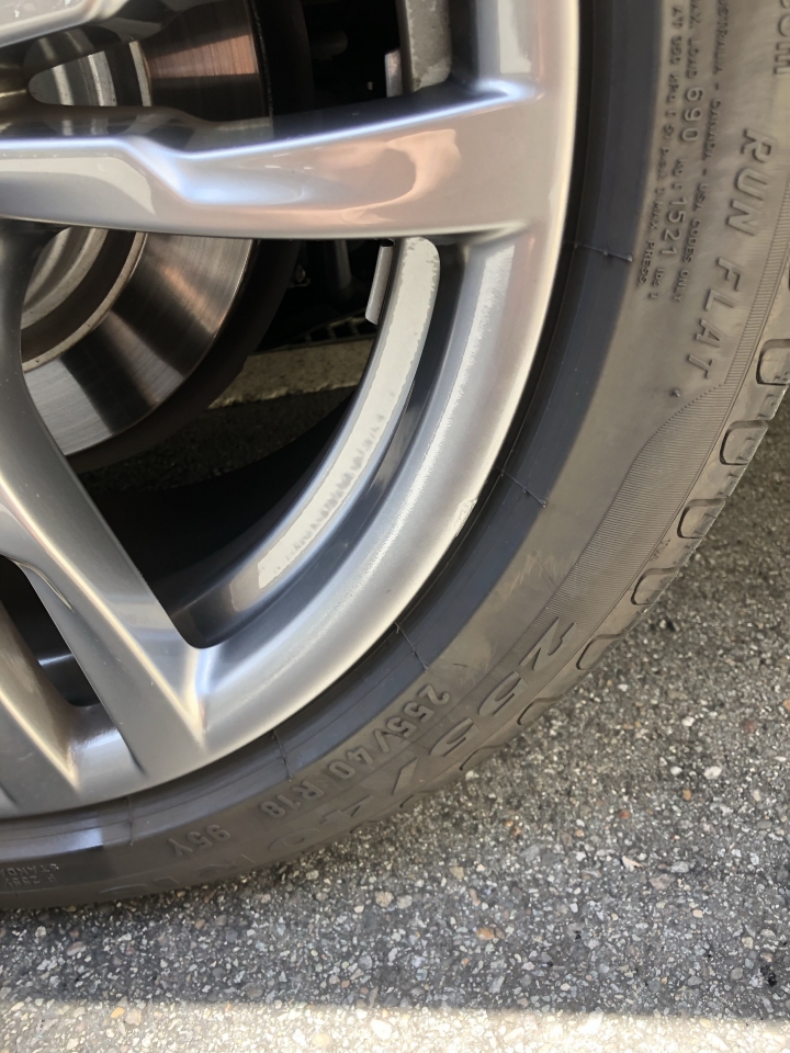 BMW 320i M Sport 輪框刮傷噴漆修復DIY