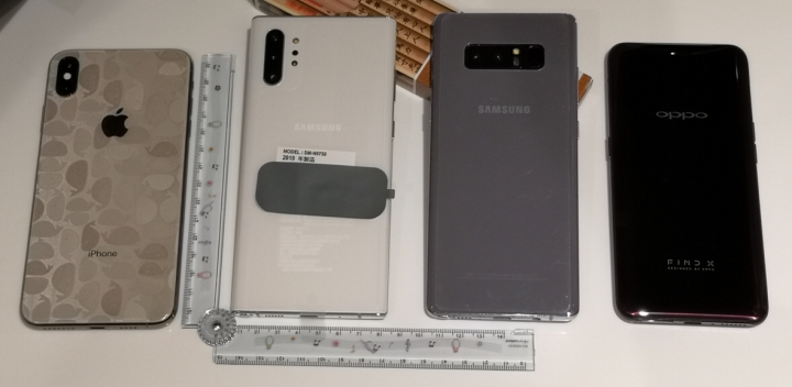 Samsung Galaxy Note 10+ & Note 8 & iPhone S Max & & OPPO Find