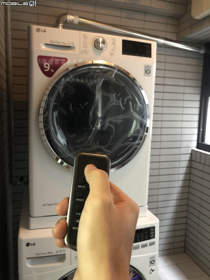 [開箱] LG乾衣機 WR-90TW 不專業開箱