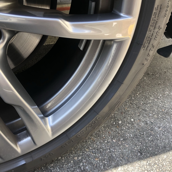 BMW 320i M Sport 輪框刮傷噴漆修復DIY