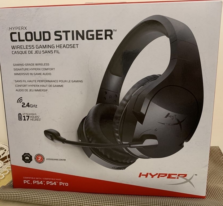 CP 取向遊戲無線耳機 Hyper X Cloud Stinger Wireless 開箱