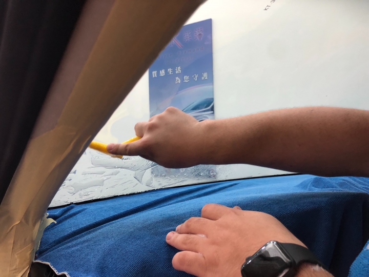 Tesla Model X 全車FSK冰鑽K-Top 施工流程心得分享