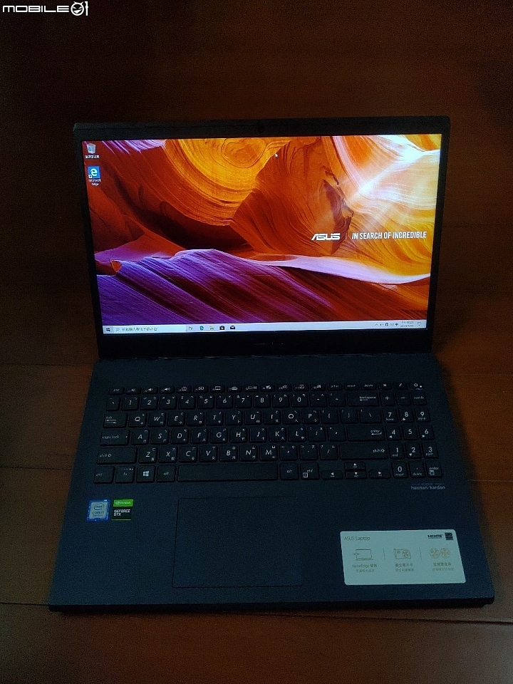 點我看大圖 窄邊框類電競筆電ASUS X571星夜黑開箱