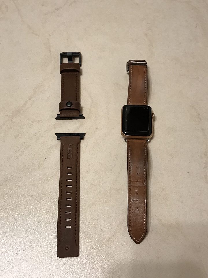 小小娃兒 UAG Apple Watch 經典頂級皮革錶帶開箱(圖多)