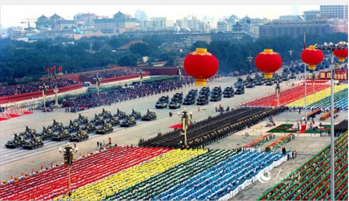 大陸十一國慶閱兵，規模盛況空前，將超過以往歷屆