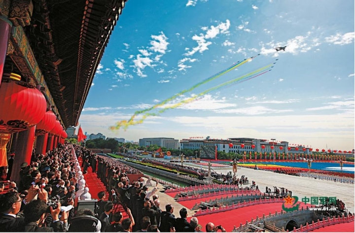 大陸十一國慶閱兵，規模盛況空前，將超過以往歷屆