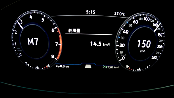 《GOLF 油耗日誌》實測不同時速的瞬間油耗