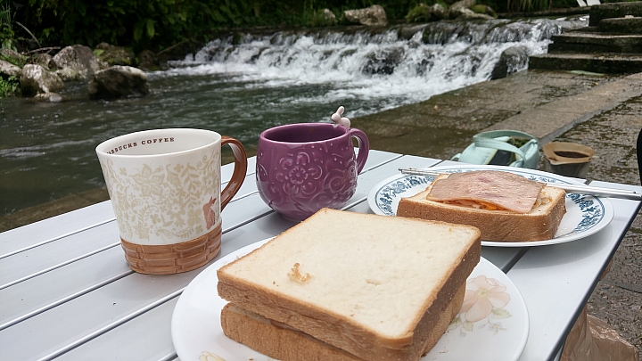 深坑景美溪畔野炊早餐good morning