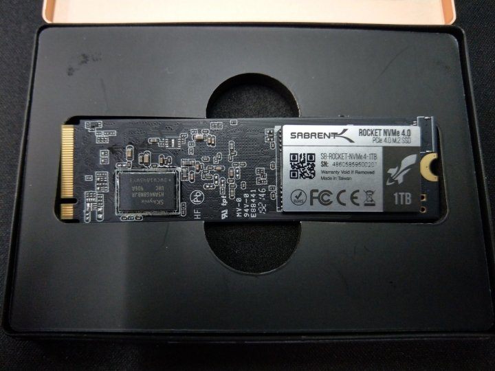 平價 NVMe PCIe 4.0 SSD - Sabrent 1TB Rocket 開箱測試