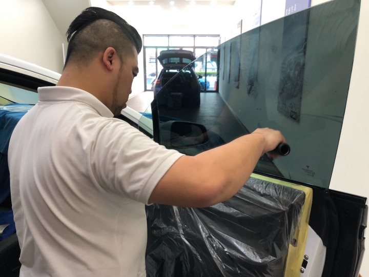 Tesla Model X 全車FSK冰鑽K-Top 施工流程心得分享