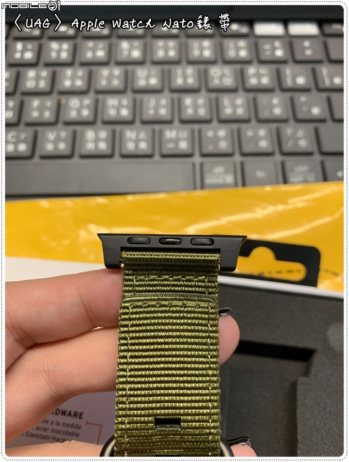 【UAG】Apple Watch Nato錶帶（NATO WATCH STRAP）～開箱文（圖多、有影片）
