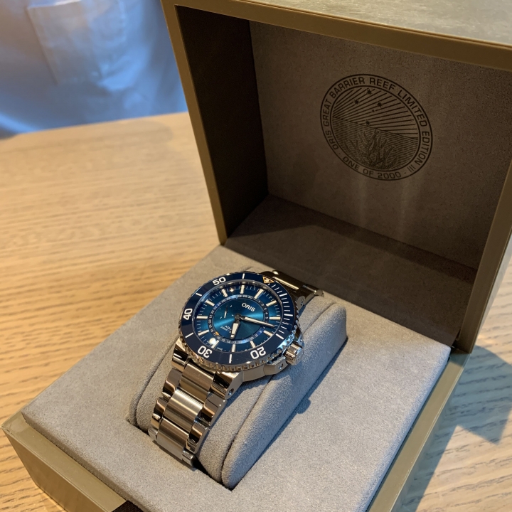 【開箱】Oris Aquis Great Barrier Reef III 第一支機械錶入手