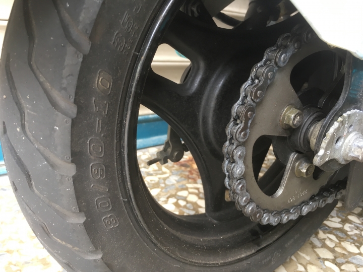 Suzuki蛋蛋車輪胎問題～可以換90 90 10?