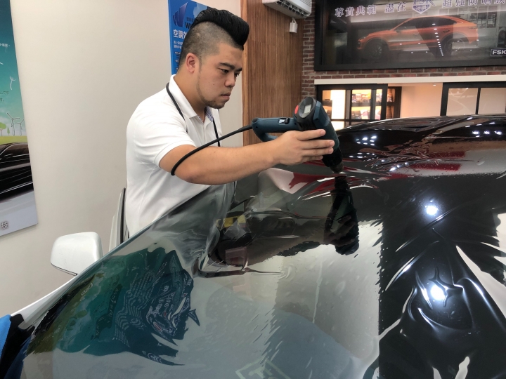 Tesla Model X 全車FSK冰鑽K-Top 施工流程心得分享