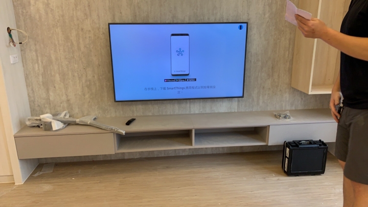 [ 開箱 ] 三星55吋4k電視 UA55RU7400