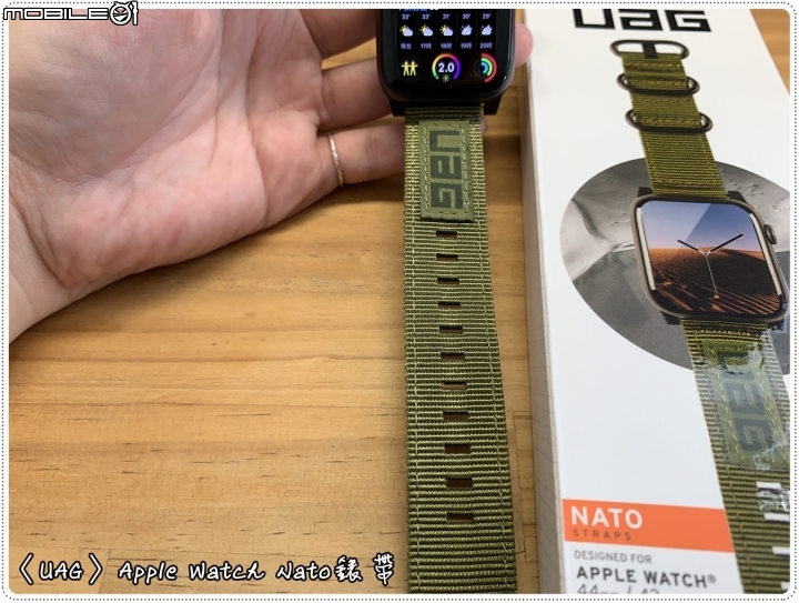 【UAG】Apple Watch Nato錶帶（NATO WATCH STRAP）～開箱文（圖多、有影片）