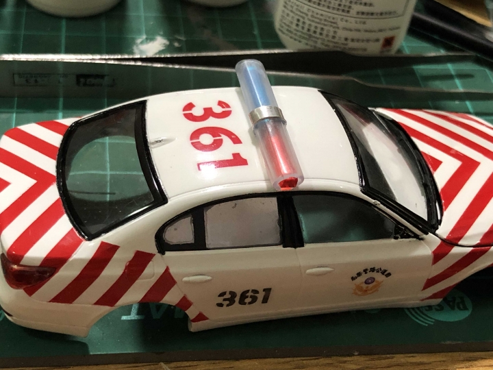 1/43 國道警察 BMW E60 紅斑馬變身紀實