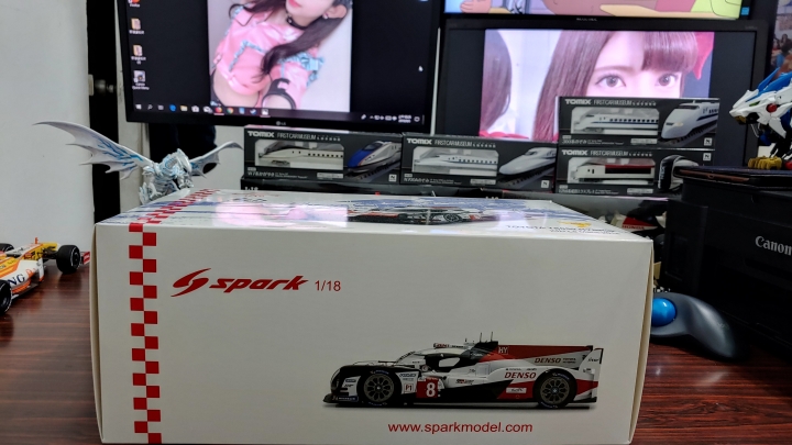 [開箱]1/18 SPARK Toyota TS050 2018