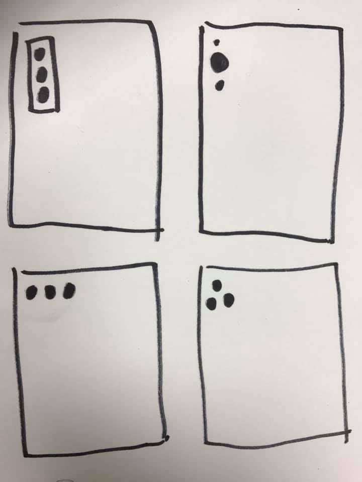 手機三顆鏡頭要排的好看也是學問