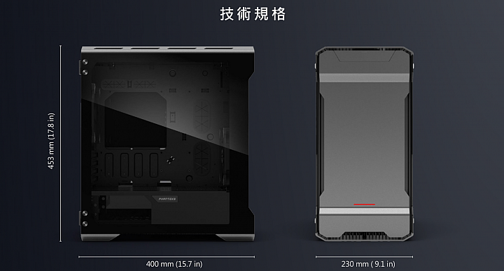 點我看大圖 穠纖合度的Evolv (? Phanteks Enthoo Evolv MATX