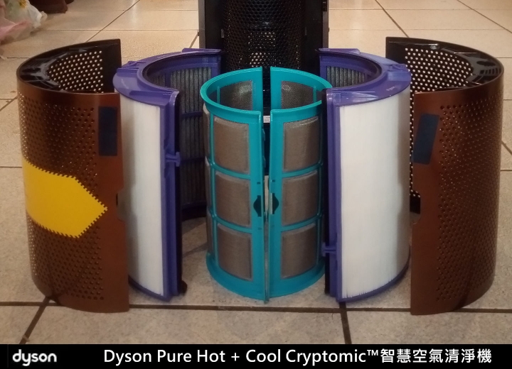 居家生活空氣品質防護的守護神《Dyson Pure Hot + Cool Cryptomic™ HP06》