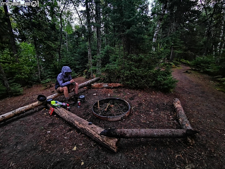 First camping at backcountry-蘇必略湖國家公園