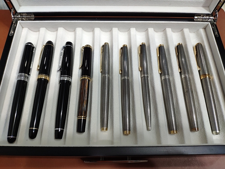 點我看大圖 頂級的工藝,時代的眼淚! Parker 75 銀格,純銀桿鋼筆開箱!