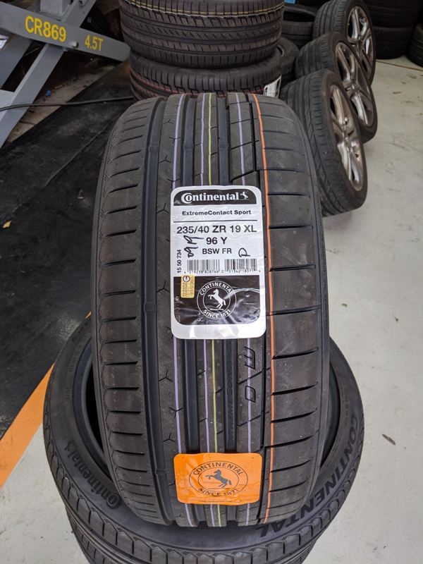 馬牌輪胎 ExtremeContact™ Sport 換胎心得分享(使用三周)