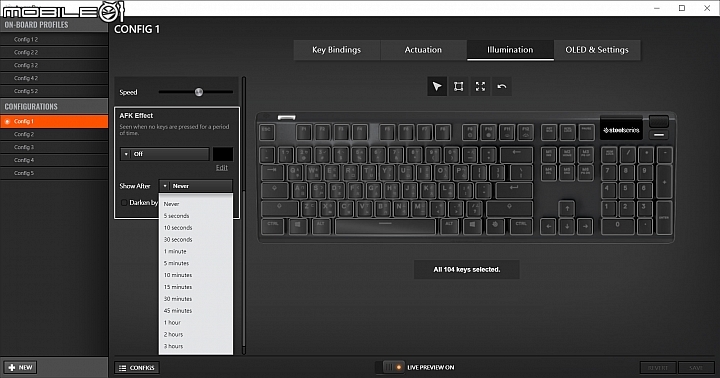 SteelSeries Apex Pro 機械鍵盤 可調式鍵程為每款遊戲打造專屬神兵